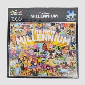 White Mountain The New Millennium 2000-2010 1000 Piece Jigsaw Puzzle 1404T New
